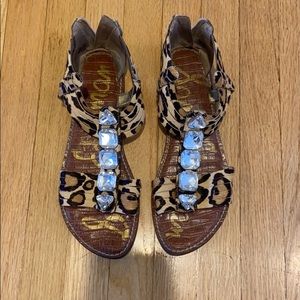 Cheetah printed flats